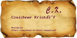 Czeichner Kristóf névjegykártya